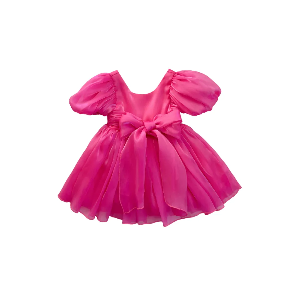 Tabitha Fuchsia Pink Girls Party Dress