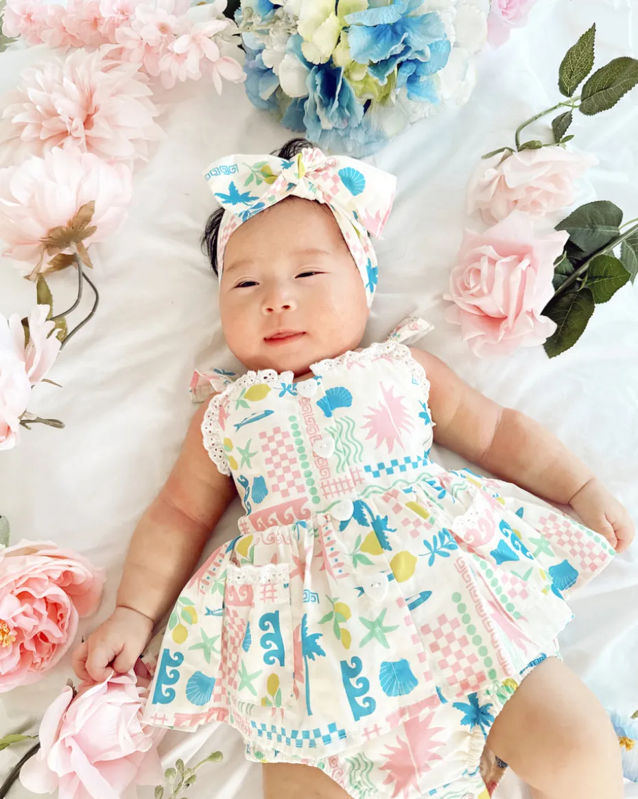 Tropicana Baby Girls Floral Romper
