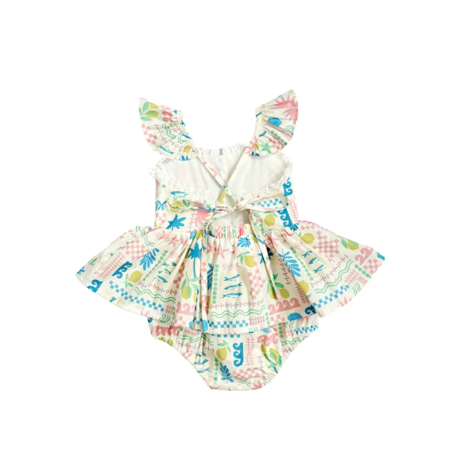 Tropicana Baby Girls Floral Romper