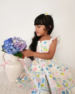 Tropicana Girls Floral Dress