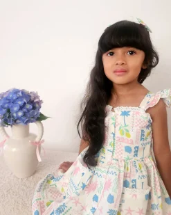 Tropicana Girls Floral Dress