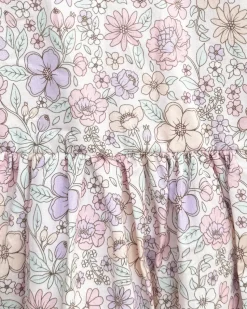 Violet Girls Floral Dress