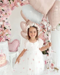 Vivienne Belle Girls Party Dress - White