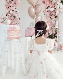 Vivienne Belle Girls Party Dress - White