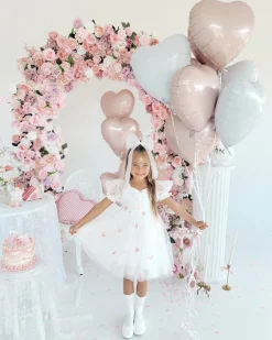 Vivienne Belle Girls Party Dress - White