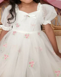 Vivienne Belle Girls Party Dress - White