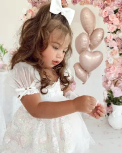 White Blossom Baby Girl Hair Accessories