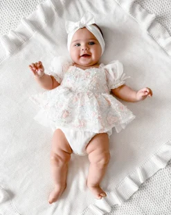 White Blossom Baby Girl Hair Accessories