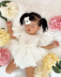 White Dolly Baby Girl Hair Accessories