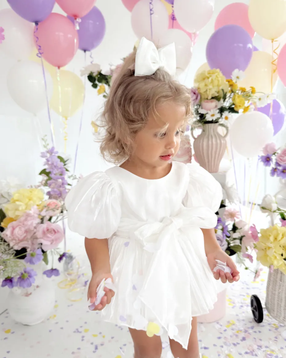 White Dolly Baby Girl Hair Accessories