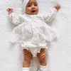 White Ivy Baby Girl Two Piece Set