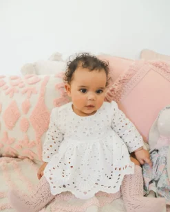 White Ivy Baby Girl Two Piece Set