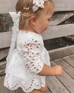 White Ivy Baby Girl Two Piece Set