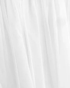 White Magnolia Flower Girl Dress