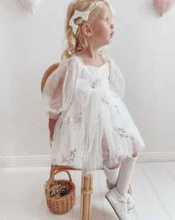 White Swan Lake Baby Girl Tulle Hair Accessories