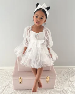 White Swan Lake Baby Girl Tulle Hair Accessories