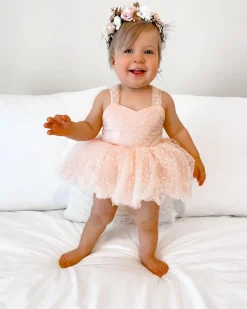Wildflower Pink Rose Baby Girl Romper