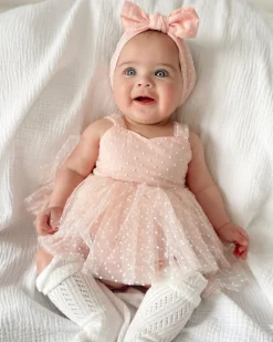 Wildflower Pink Rose Baby Girl Romper