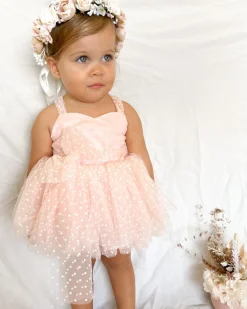 Wildflower Pink Rose Baby Girl Romper