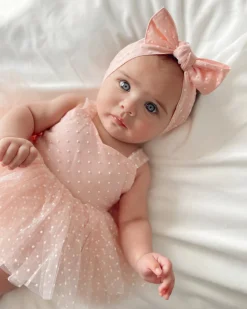 Wildflower Pink Rose Baby Girl Romper